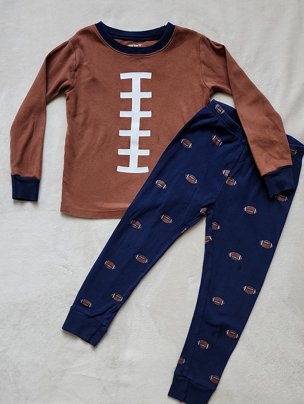 Carter's Football Pajama Set, 4T